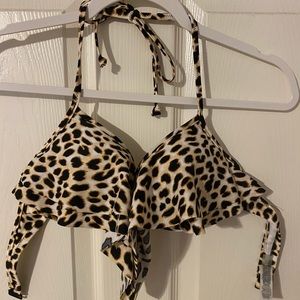 Leopard Bathing Suit Top